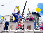 Fasching 2024: 17. "Damische Ritter" Faschingszug München 2024 am 04.02.2024 (©Foto: Martin Schmitz)